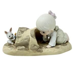 Precious Moments “There’s a Light At the End of the Tunnel” 1990 Figurine